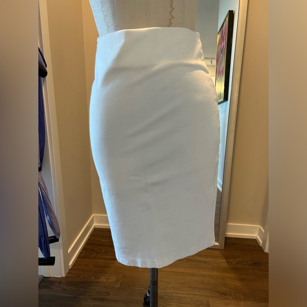 White Pencil Skirt